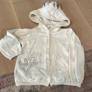 Girls Bambi knit cardigan.